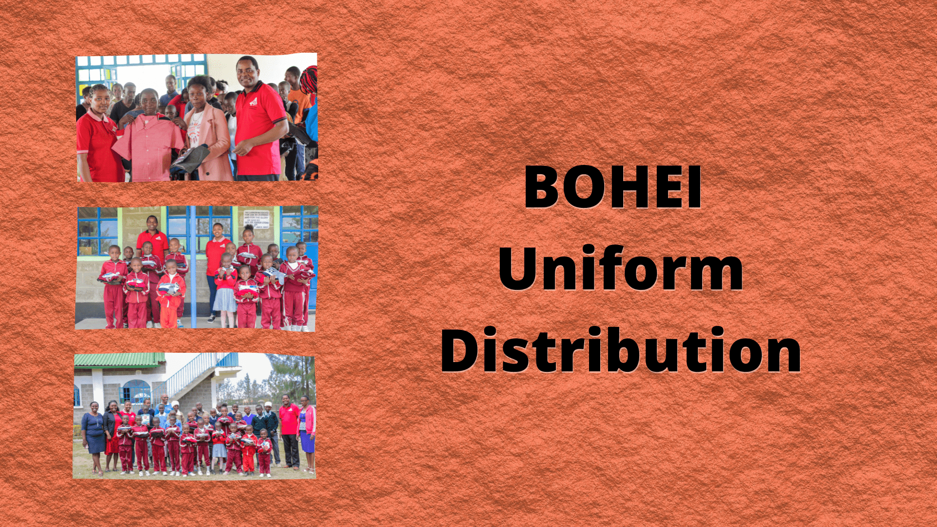 BOHEI Assists Children with School Uniforms