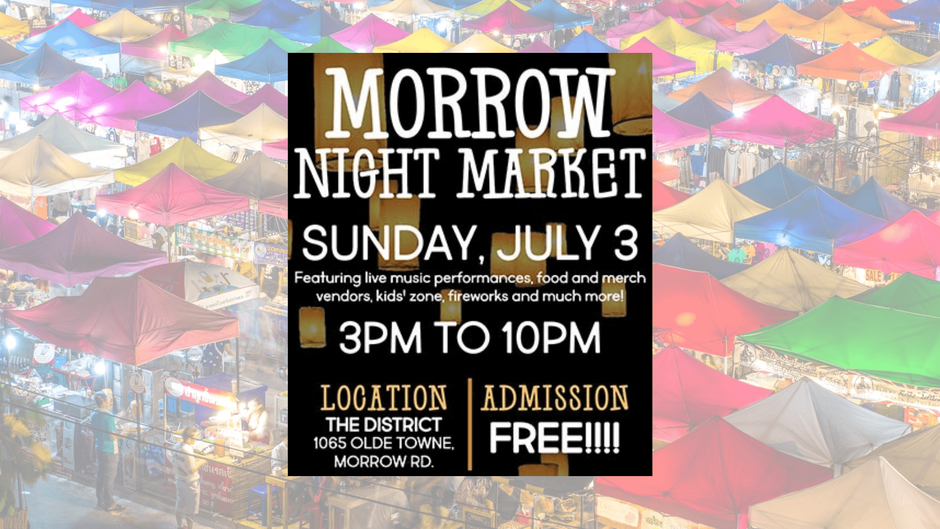 City of Morrow Night Market