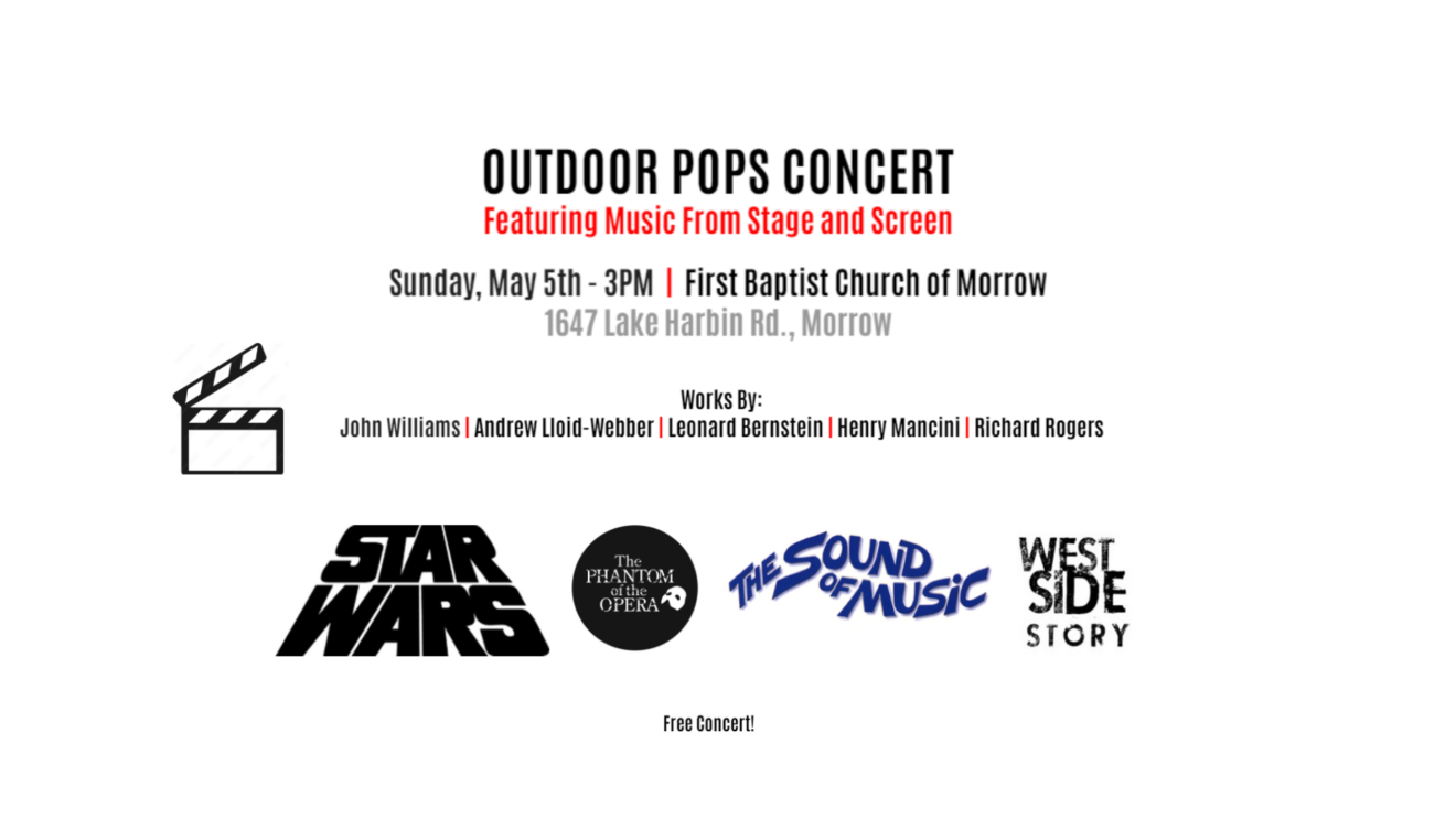 Free Outdoor Pops Concert - May 5th - Southern Crescent Symphony