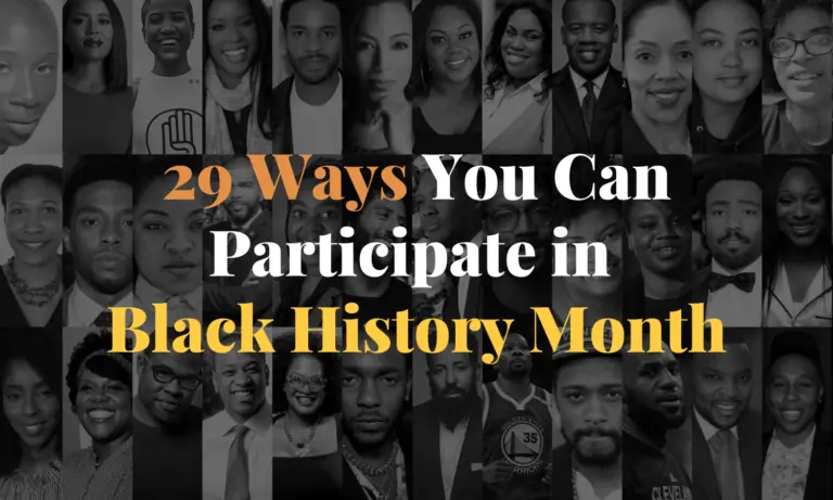 29 Ways You Can Participate in Black History Month from Religion and Race website